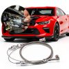 ORAEVY 24in Braided Throttle Cable Stainless Steel-4