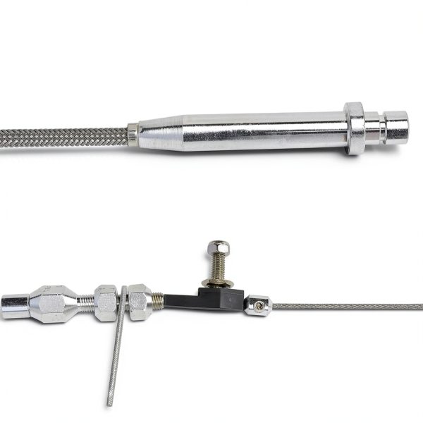 GM TH350 Transmission Kickdown Cable A-Premium Stainless-4