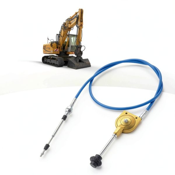 Excavator Throttle Cable Hilitand PU Steel-3