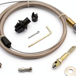 Throttle Cable Mr Gasket Steel Braided Kit 5657-0