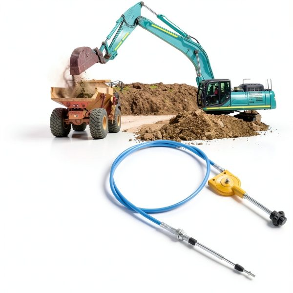 Excavator Throttle Cable Hilitand PU Steel-2