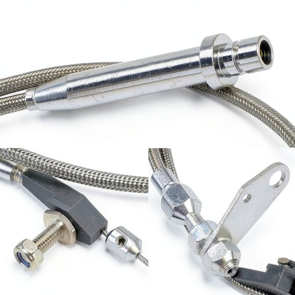 GM TH350 Transmission Kickdown Cable A-Premium Stainless-7