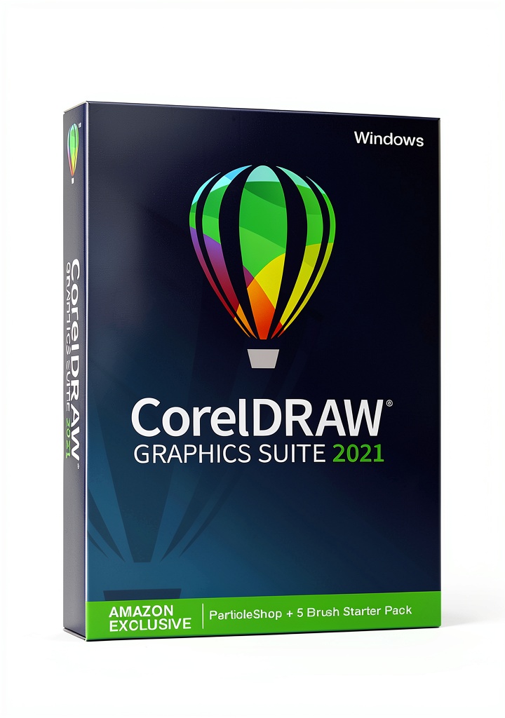 Corel Photo Editing Software interface on a laptop