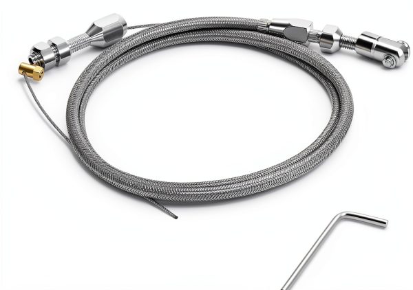 daola888 36in LS Throttle Cable Braided Steel-0