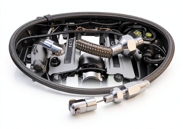 daola888 36in LS Throttle Cable Braided Steel-5