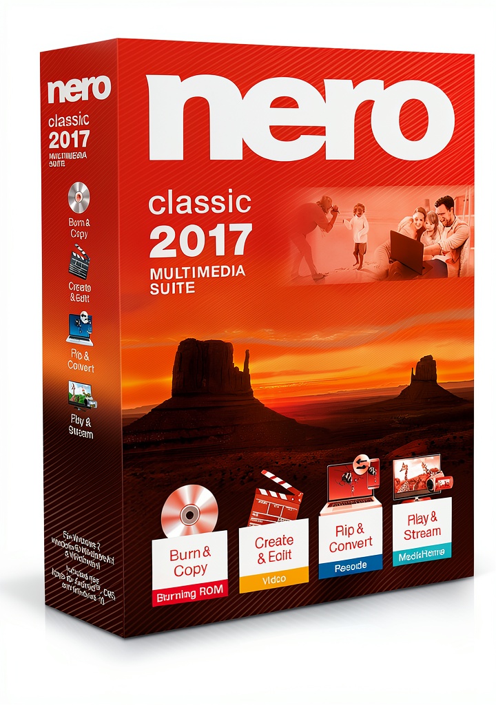 Nero software interface displayed on a laptop screen