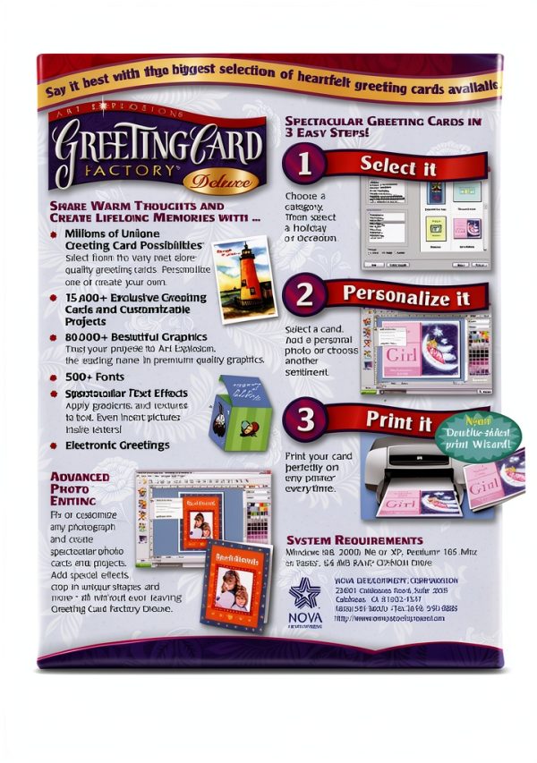Nova Greeting Card Software 15,000+ Cards Customizable Design-1