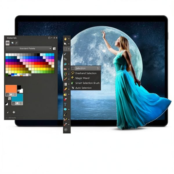 Corel Photo Design Suite Software AI HDR Sea-to-Sky Workspace-3