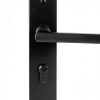 MIGN Entry Door Lock with Key, Deadbolt, Black, Modern Style, Suitable for Home, Office, Bedroom Doors-1