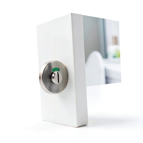 Stainless Steel Bathroom Stall Lock Occupied Indicator Latch KALLORY-3
