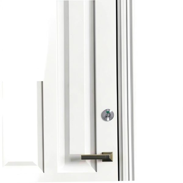 Stainless Steel Bathroom Indicator Lock Vacant Occupied Design for Public Restrooms Easy Installation Construction Modern Aesthetic-8