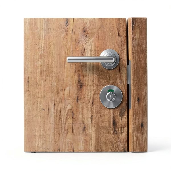 Stainless Steel Bathroom Indicator Lock Vacant Occupied Design for Public Restrooms Easy Installation Construction Modern Aesthetic-7