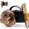 Stainless Steel Bathroom Stall Lock Occupied Indicator Latch KALLORY-0