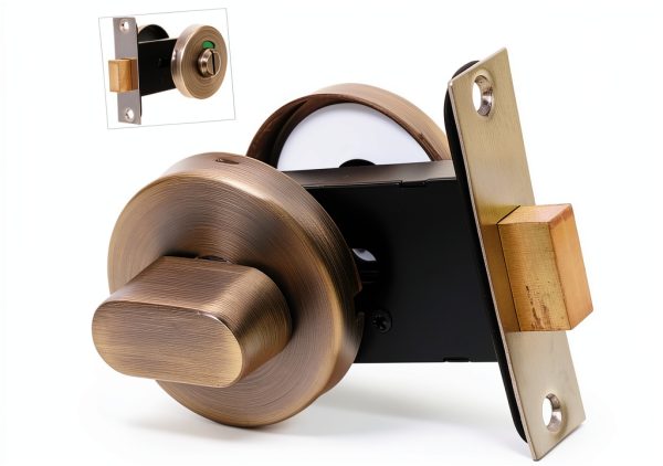 Stainless Steel Bathroom Stall Lock Occupied Indicator Latch KALLORY-0