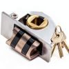 MIGN Entry Door Lock with Key, Deadbolt, Black, Modern Style, Suitable for Home, Office, Bedroom Doors-4