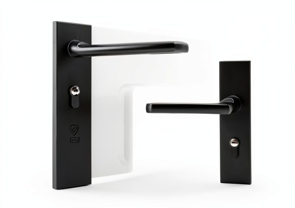 MIGN Entry Door Lock with Key, Deadbolt, Black, Modern Style, Suitable for Home, Office, Bedroom Doors-5