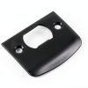 Door Lock Guide Plate DOITOOL 4pcs Black Steel Plate 2.16x1.77in-5