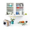 Glass Cabinet Knobs 4pcs AUZBTOPX Zinc Alloy Rust‑Proof Silver Handles-3