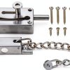 Slide Latch NEHZLMHZX Gate Bolt Lock Stainless Steel Anti Theft Chain-3