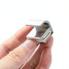 Glass Cabinet Knobs 4pcs AUZBTOPX Zinc Alloy Rust‑Proof Silver Handles-6