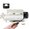 Door Lock Guide Plate DOITOOL 4pcs Black Steel Plate 2.16x1.77in-6