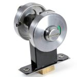 Stainless Steel Bathroom Indicator Lock Vacant Occupied Design for Public Restrooms Easy Installation Construction Modern Aesthetic-0