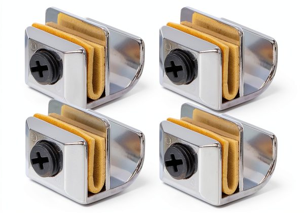 Glass Cabinet Knobs 4pcs AUZBTOPX Zinc Alloy Rust‑Proof Silver Handles-0