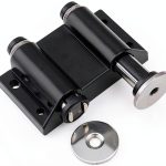 Slide Latch NEHZLMHZX Deadbolt Magnetic Black Cabinet Door Latch-0