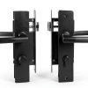 MIGN Entry Door Lock with Key, Deadbolt, Black, Modern Style, Suitable for Home, Office, Bedroom Doors-7