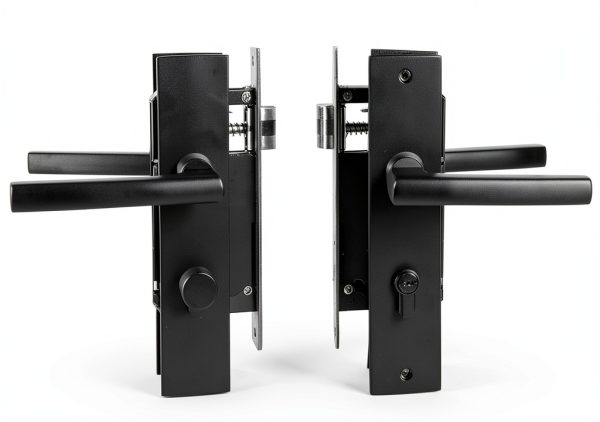 MIGN Entry Door Lock with Key, Deadbolt, Black, Modern Style, Suitable for Home, Office, Bedroom Doors-7