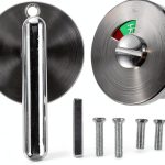Bathroom Door Lock VILLCASE Privacy Indicator Deadbolt 3.34x2.16in-0
