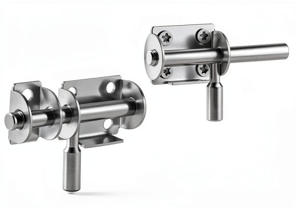 DOITOOL Stainless Steel Door Bolt Set 2 Pcs Door Lock Reinforcer Latch for Home Office-7