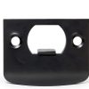 Door Lock Guide Plate DOITOOL 4pcs Black Steel Plate 2.16x1.77in-2