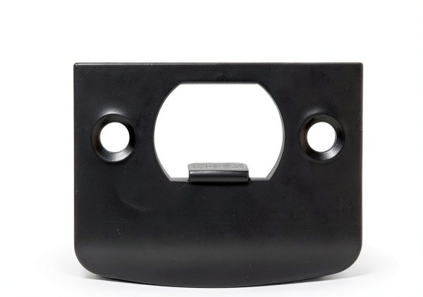 Door Lock Guide Plate DOITOOL 4pcs Black Steel Plate 2.16x1.77in-2