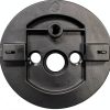 Deadbolt Mounting Plate by GeekTale - Black Accessory for Doors-0