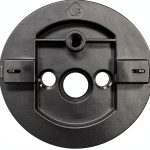 Deadbolt Mounting Plate by GeekTale - Black Accessory for Doors-0