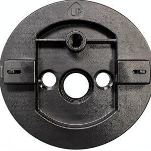 Deadbolt Mounting Plate by GeekTale - Black Accessory for Doors-0