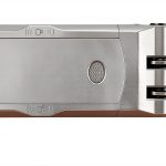 Hidden Door Lock JIAN BOLAND Deadbolt with Remote Silver Lock-260-0