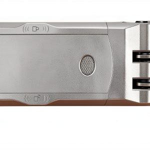 Hidden Door Lock JIAN BOLAND Deadbolt with Remote Silver Lock-260-0