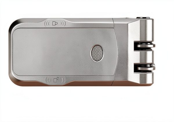 Hidden Door Lock JIAN BOLAND Deadbolt with Remote Silver Lock-260-0
