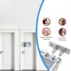 Hidden Door Lock JIAN BOLAND Deadbolt with Remote Silver Lock-260-3