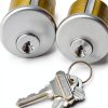 Storefront Door Mortise Lock AIsecure Aluminum Hook Deadbolt Silver-8
