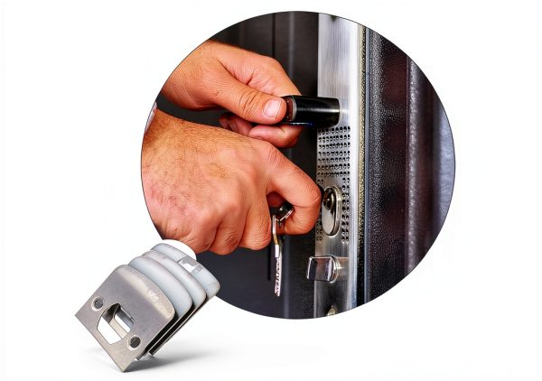 Deadbolt Strike Plate DOITOOL 8-Piece Stainless Steel Kit 2.24 x 1.77-4