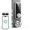 Smart Lock LNDU G601N Nickel Keyless Entry Door Deadbolt-6