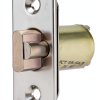 Schlage Commercial Square Corner Dead Latch Chrome 2-3/8 Backset-3