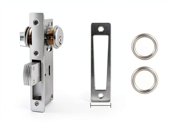 Storefront Mortise Door Lock HONUTIGE Aluminum Double Cylinder-2