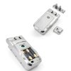 Hidden Door Lock JIAN BOLAND Deadbolt with Remote Silver Lock-260-6