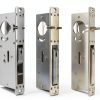 Storefront Door Mortise Lock AIsecure Aluminum Hook Deadbolt Silver-7