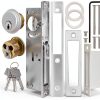Storefront Mortise Door Lock HONUTIGE Aluminum Double Cylinder-1