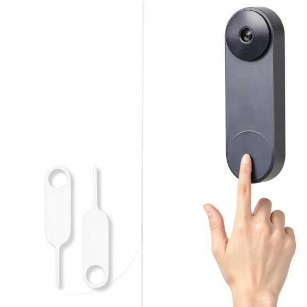 Doorbell Opening Pin Tool 2-Pack Tangseajiao Security Key Silver-3